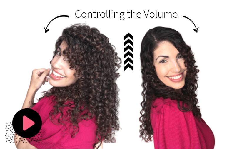 curly hair volume